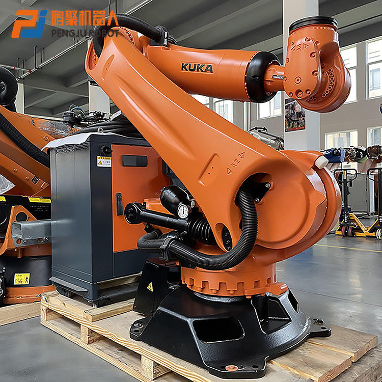 KUKA KR210 R2700 KRC4 आर्क वेल्डिंग, स्पॉट वेल्डिंग, प्रेस टेंडिंग, पैलेटिंग, लोडिंग एंड अनलोडिंग ऑफ पार्ट्स, कटिंग