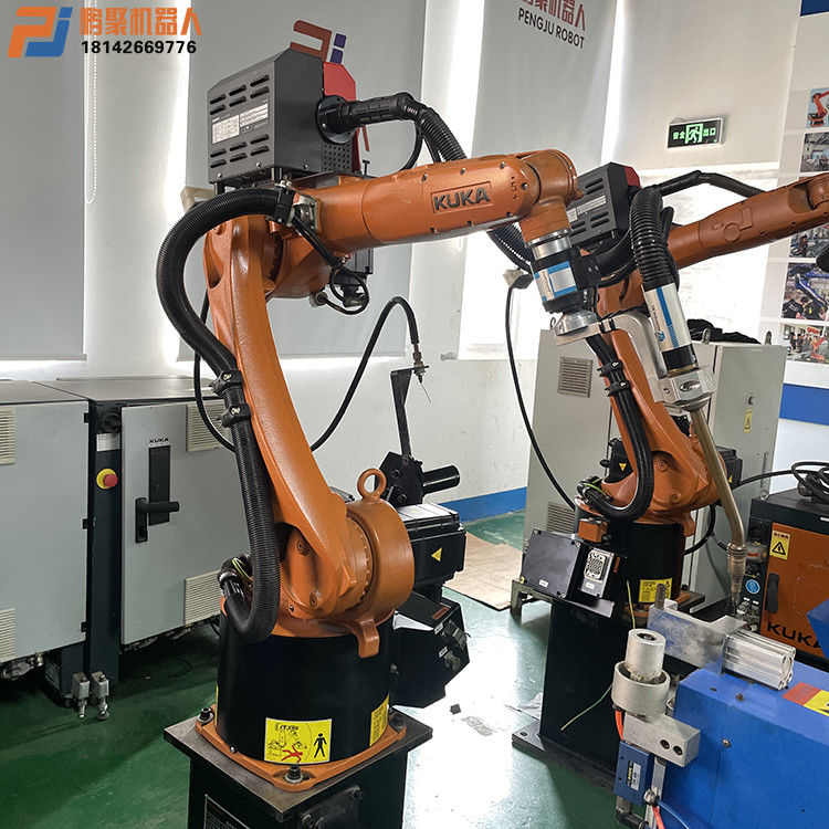 Kuka KR5R1400 आर्म स्पैन 1400mm और लोड 5kg के साथ सिक्स एक्सिस ऑटोमैटिक वेल्डिंग रोबोट