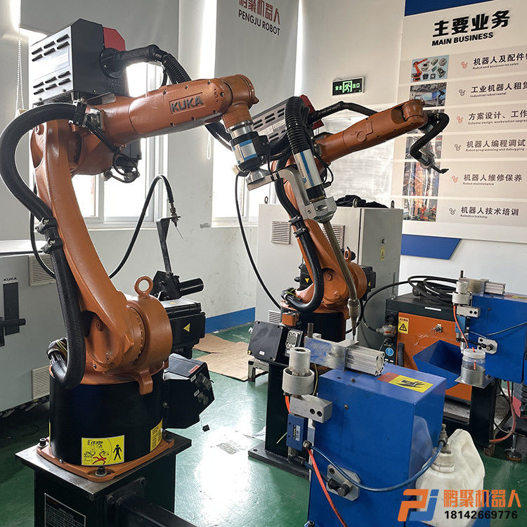 Kuka KR5R1400 आर्म स्पैन 1400mm और लोड 5kg के साथ सिक्स एक्सिस ऑटोमैटिक वेल्डिंग रोबोट