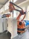 प्रयुक्त KUKA KR240 औद्योगिक पीएलसी कोर घटकों और डिवाइसनेट संचार प्रोटोकॉल के साथ अनुकूलित पैलेट रोबोट