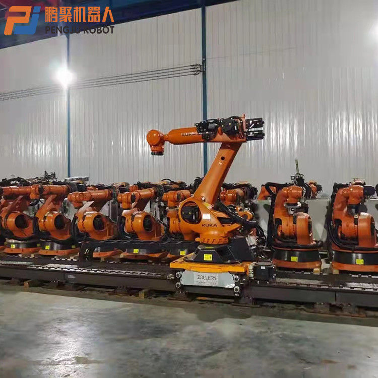 KUKA KR210-2 स्पॉट वेल्डिंग, प्रेस टेंडिंग, पैलेटिंग, लोडिंग एंड अनलोडिंग ऑफ पार्ट्स, मशीनिंग, हैंडलिंग ऑफ पार्ट्स