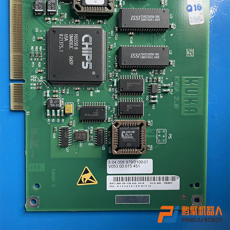 Kuka 00-128-456 KVGA 2.0 ग्राफिक्स कार्ड इंटरफेस बोर्ड - KRC2ed05 नियंत्रक Kuka 00-109-040 KVGA 2.0 इंटरफेस बोर्ड