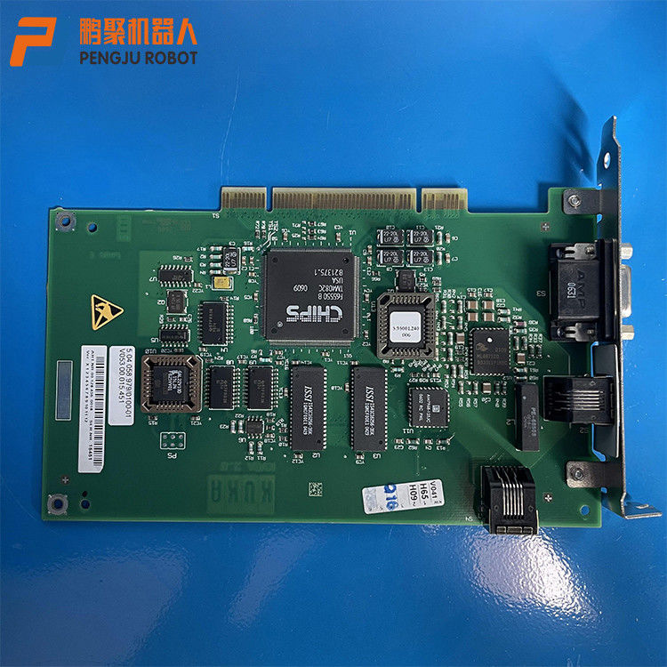 Kuka 00-128-456 KVGA 2.0 ग्राफिक्स कार्ड इंटरफेस बोर्ड - KRC2ed05 नियंत्रक Kuka 00-109-040 KVGA 2.0 इंटरफेस बोर्ड