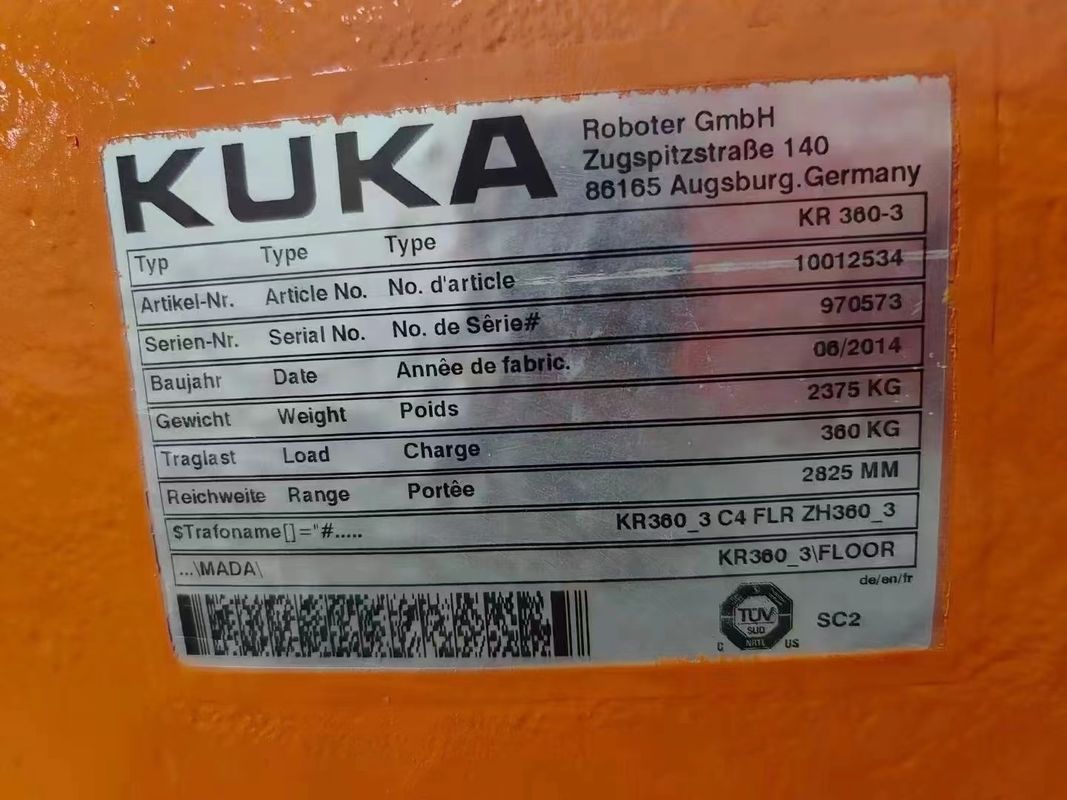KUKA KR360-3 KRC4 पैलेटिंग, भागों का लोडिंग और अनलोडिंग, मशीनिंग, हैंडलिंग, माप, लेजर कटिंग