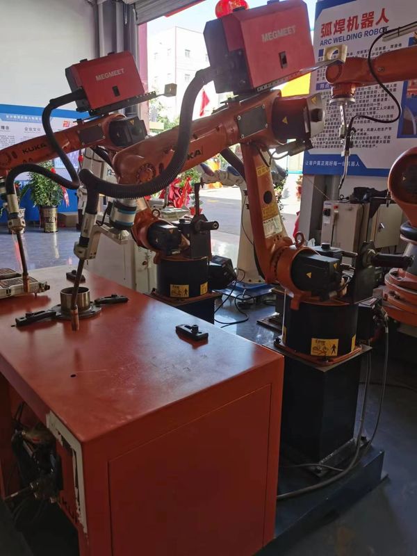 KUKA KR5 R1400 KRC4 भागों की हैंडलिंग, माप, भागों की असेंबली, गोंद - चिपकने वाला बंधन, आर्क वेल्डिंग