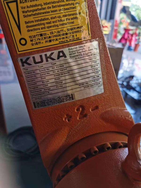 KUKA KR5 R1400 KRC4 भागों की हैंडलिंग, माप, भागों की असेंबली, गोंद - चिपकने वाला बंधन, आर्क वेल्डिंग