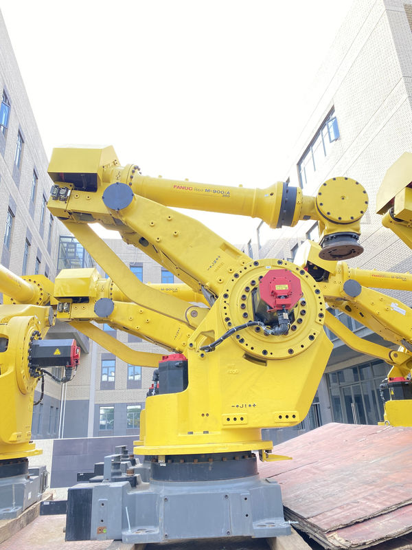 औद्योगिक रोबोट 6 अक्ष Fanuc M-900iA/350 वेल्डिंग रोबोट 350kg पेलोड 2655mm पहुंच हैंडलिंग पॉलिशिंग असेंबली और गोंद चिपकने वाला बंधन के लिए
