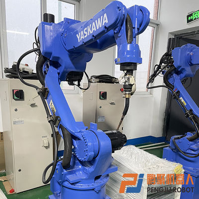 दीवार स्थापना प्रयुक्त वेल्डिंग रोबोट Yaskawa MA1440 RD350 रोबोट वेल्डिंग लाइन