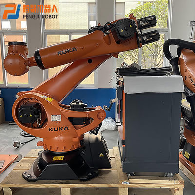 6 एक्सिस प्रयुक्त औद्योगिक रोबोट Kuka KR210R 2700 स्वचालित सहयोगात्मक पैलेटाइज़िंग रोबोट