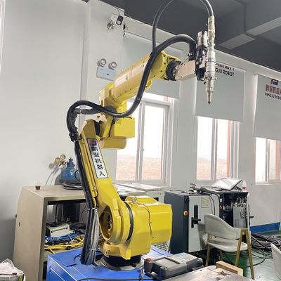 जापानी 6 अक्षीय प्रयुक्त औद्योगिक आर्क वेल्डिंग रोबोट FANUC 20iA