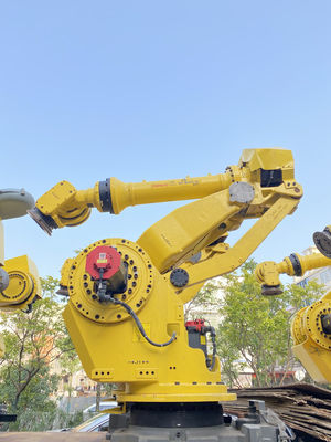 औद्योगिक रोबोट 6 अक्ष Fanuc M-900iA/350 वेल्डिंग रोबोट 350kg पेलोड 2655mm पहुंच हैंडलिंग पॉलिशिंग असेंबली और गोंद चिपकने वाला बंधन के लिए