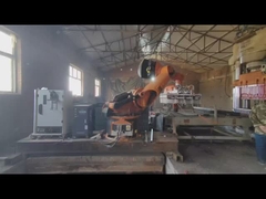 प्रयुक्त KUKA रोबोट KR210 ऑटो पार्ट्स पैलेटाइजिंग रोबोट आर्म C2 कंट्रोल कैबिनेट