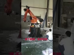 प्रयुक्त औद्योगिक ABB वुडेन एज मिलिंग रोबोट ग्राइंडिंग मशीन ABB6640-130 3.2